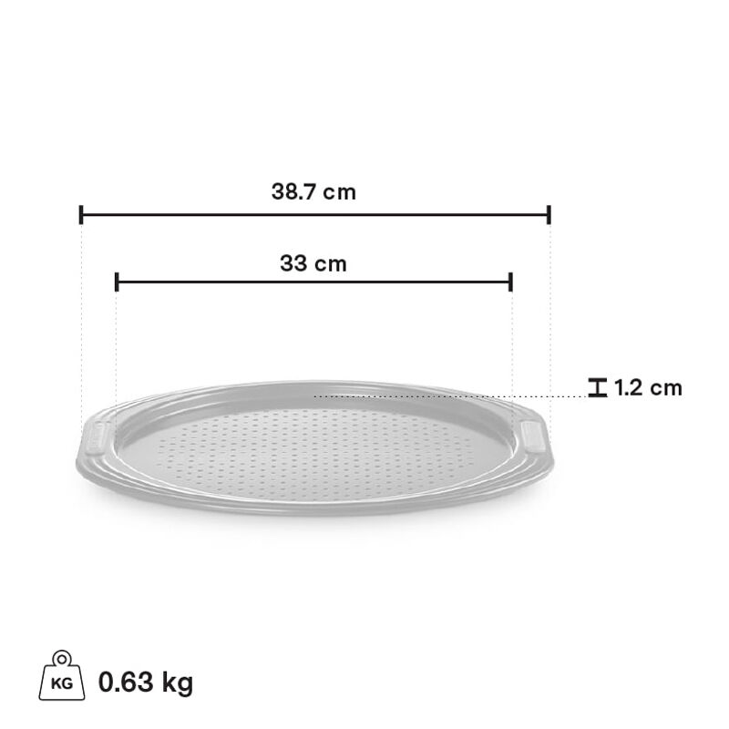 Heavy Gauge Metal Round Pizza Pan | Le Creuset